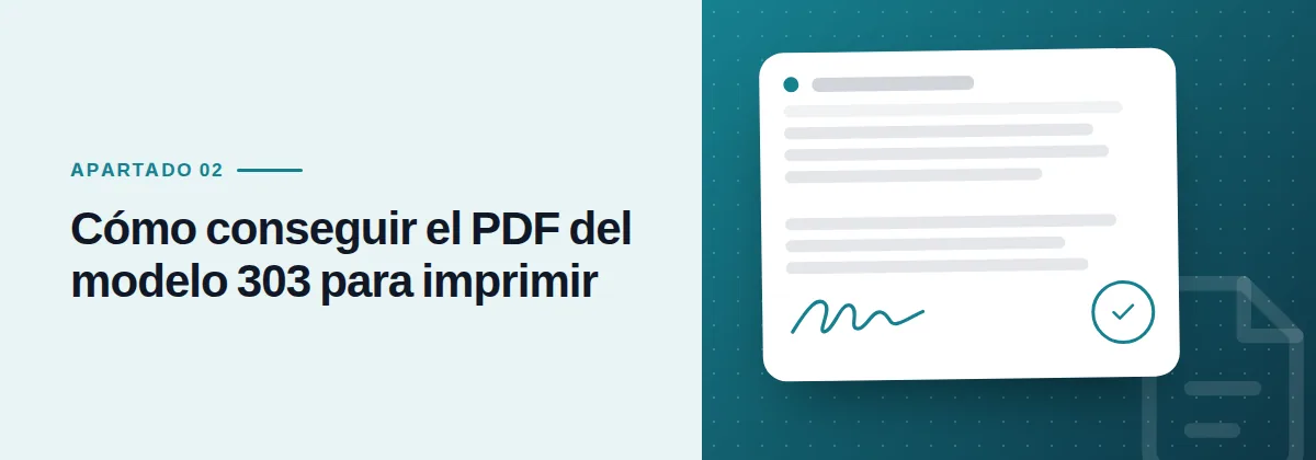 Cómo conseguir el PDF del modelo 303 para imprimir