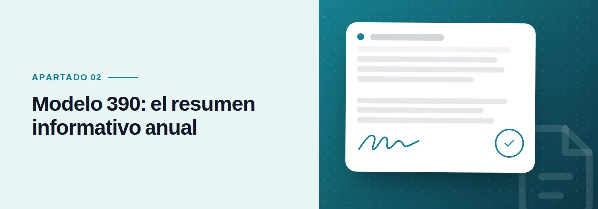 Modelo 390: el resumen informativo anual